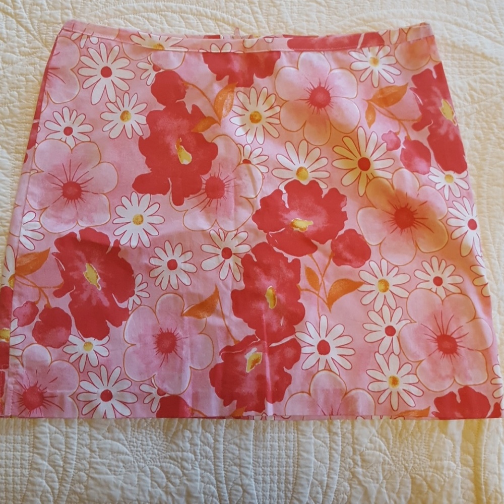 Floral Mini Skirt
